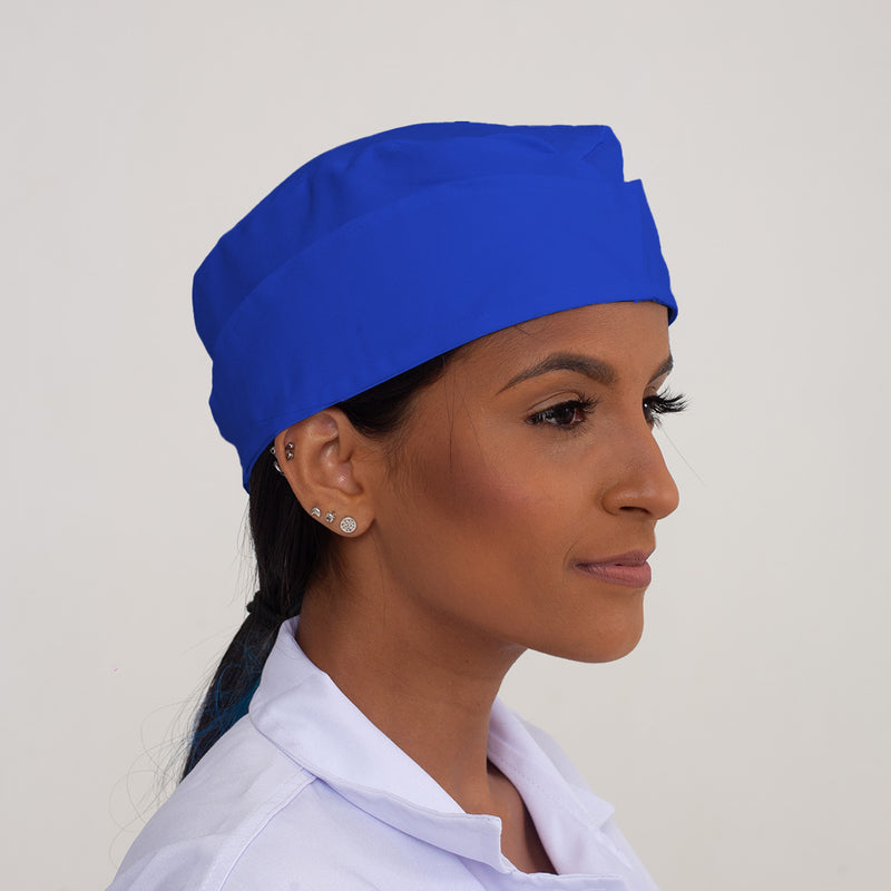 Bibico de Brim Azul Royal
