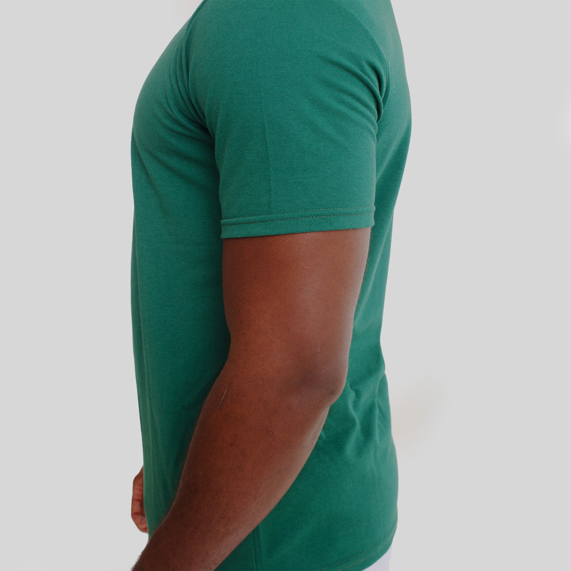 Camisa Polo Piquet Algodão Verde Floresta
