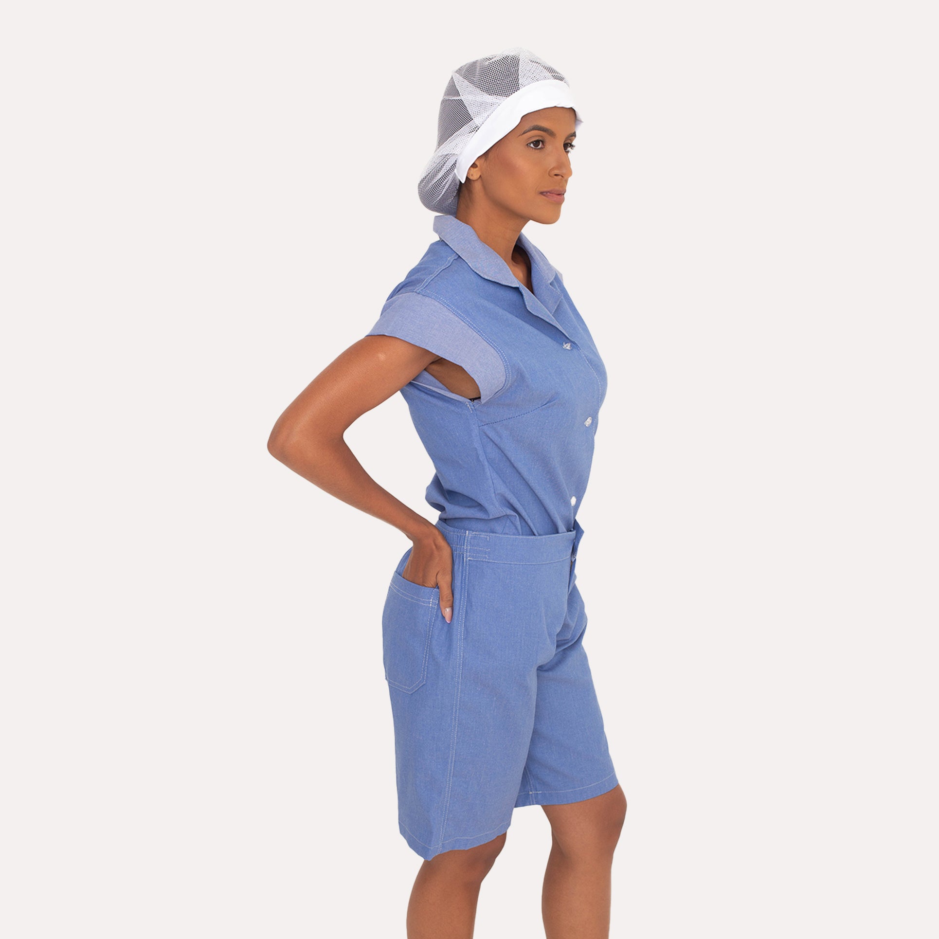 Uniforme babá Azul Claro