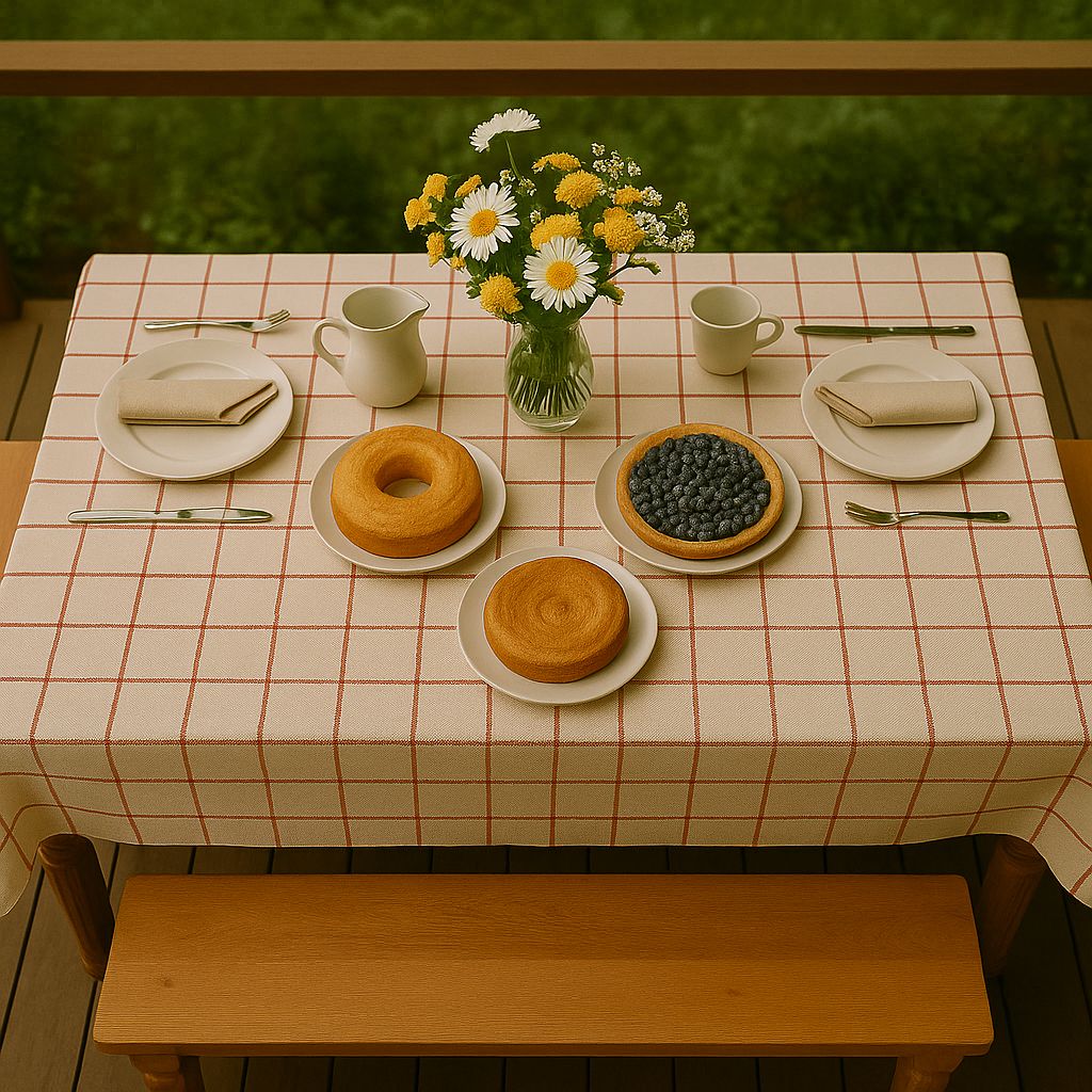Toalha de Mesa Listrada 2,10x1,50 Retangular