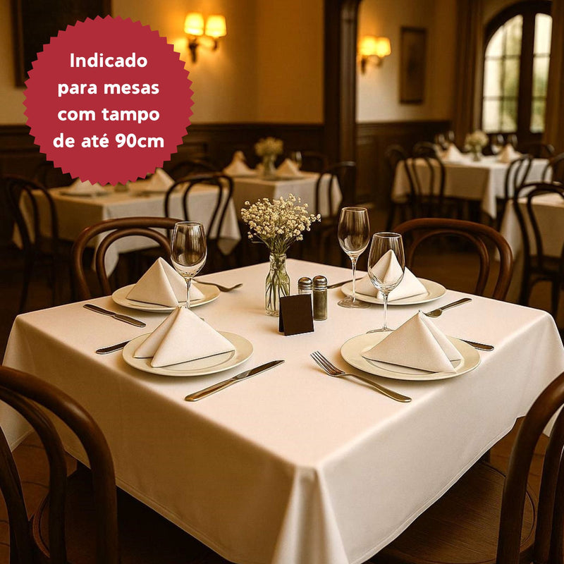 Toalha de Mesa 1,50x1,50 Quadrada Oxford