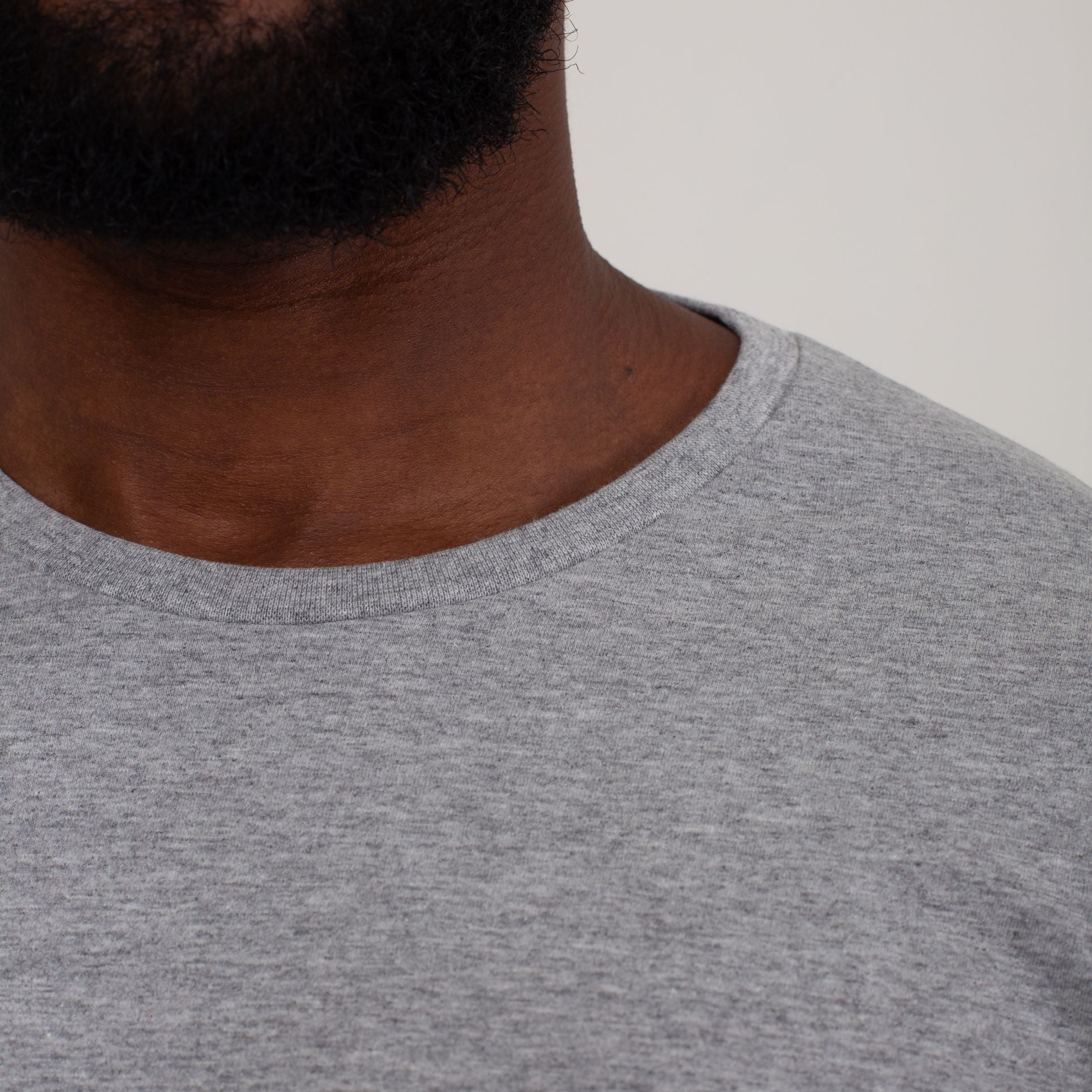 Camisa Cinza Manga Longa 100% Algodão