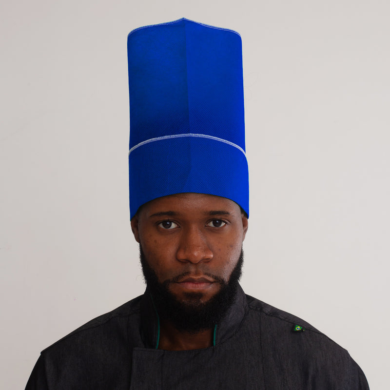Chapéu de chef TNT Azul Royal