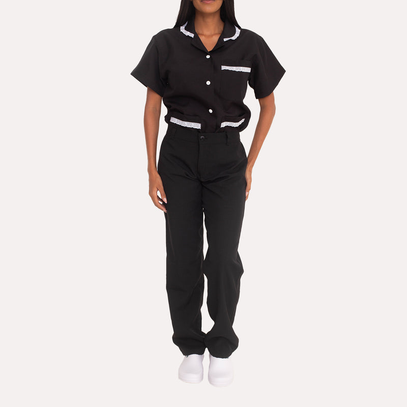 Uniforme Camareira Preto