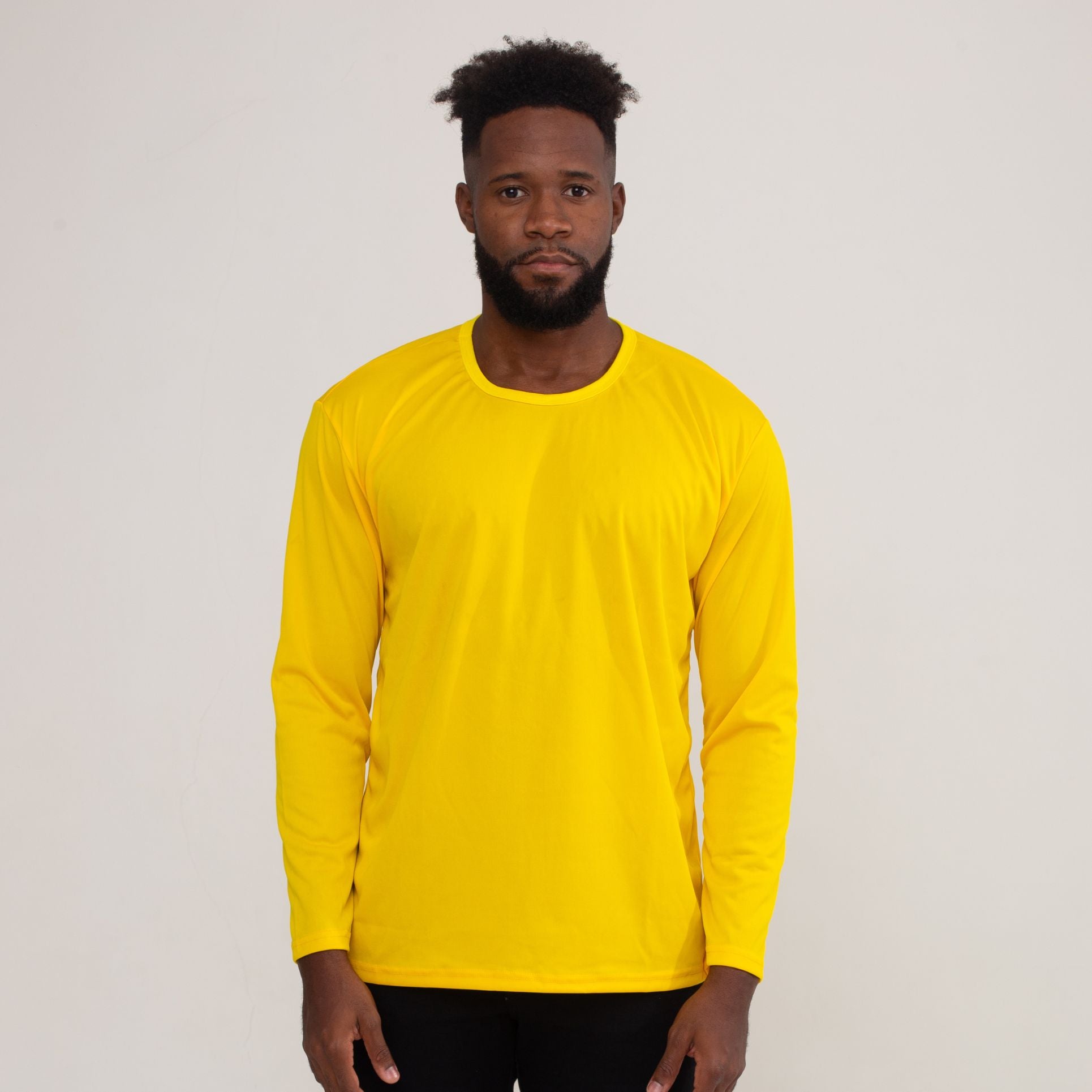 Camisa Amarela UV Manga Longa