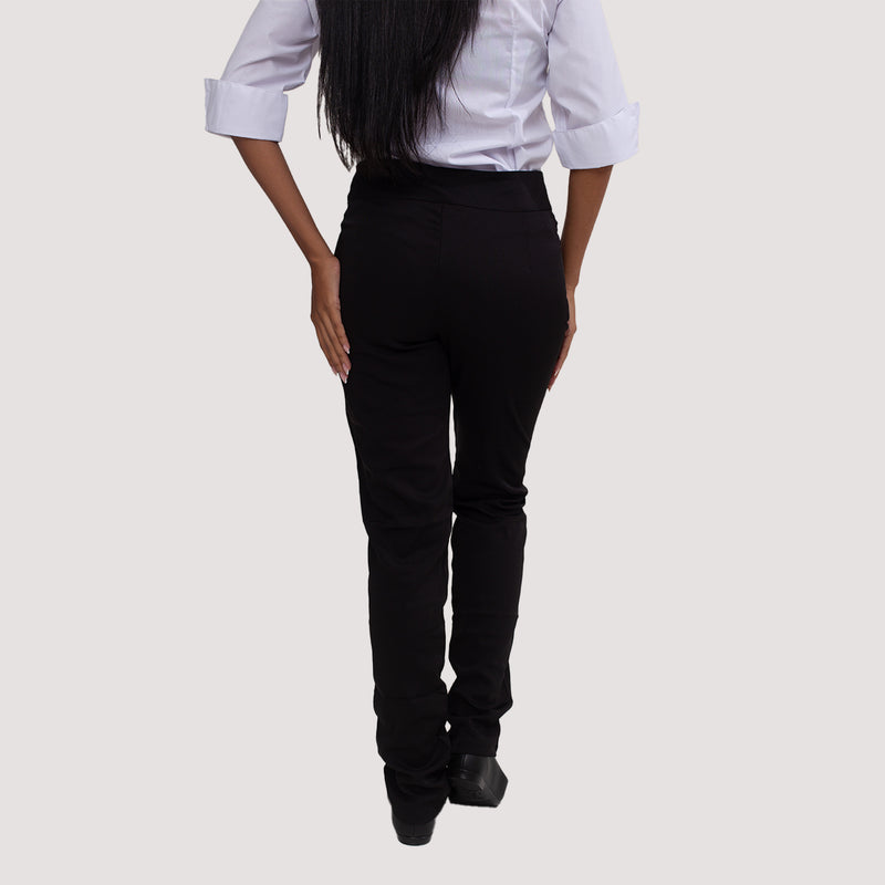 Calça Social Preta Oxford Feminina