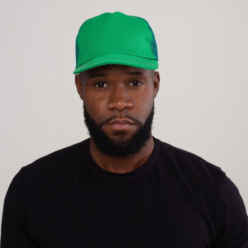 Boné Americano Verde Bandeira