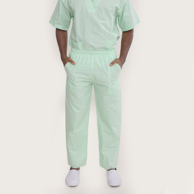 Uniforme Completo Hospitalar Verde (Jaleco + Calça)