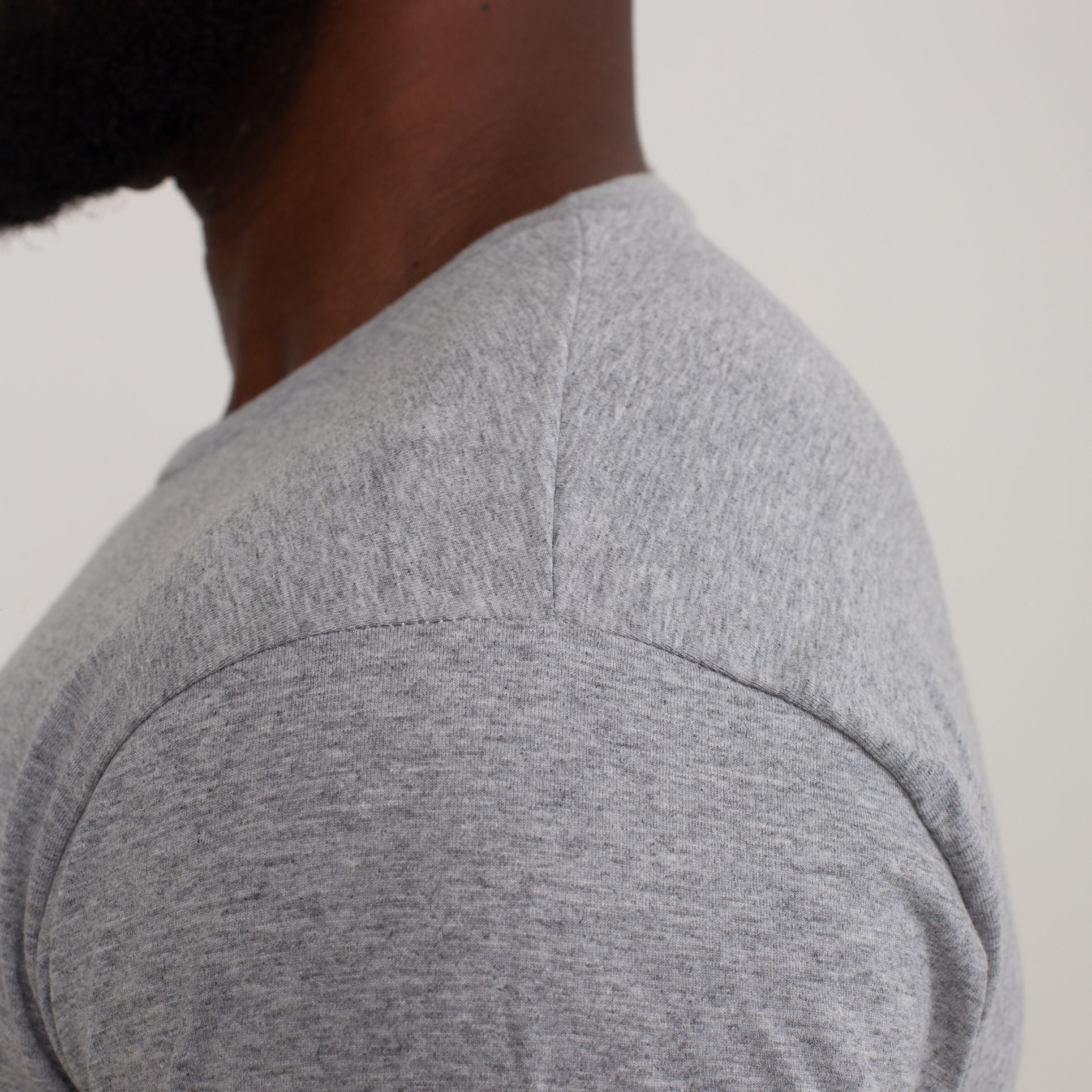 Camisa Cinza Manga Longa 100% Algodão