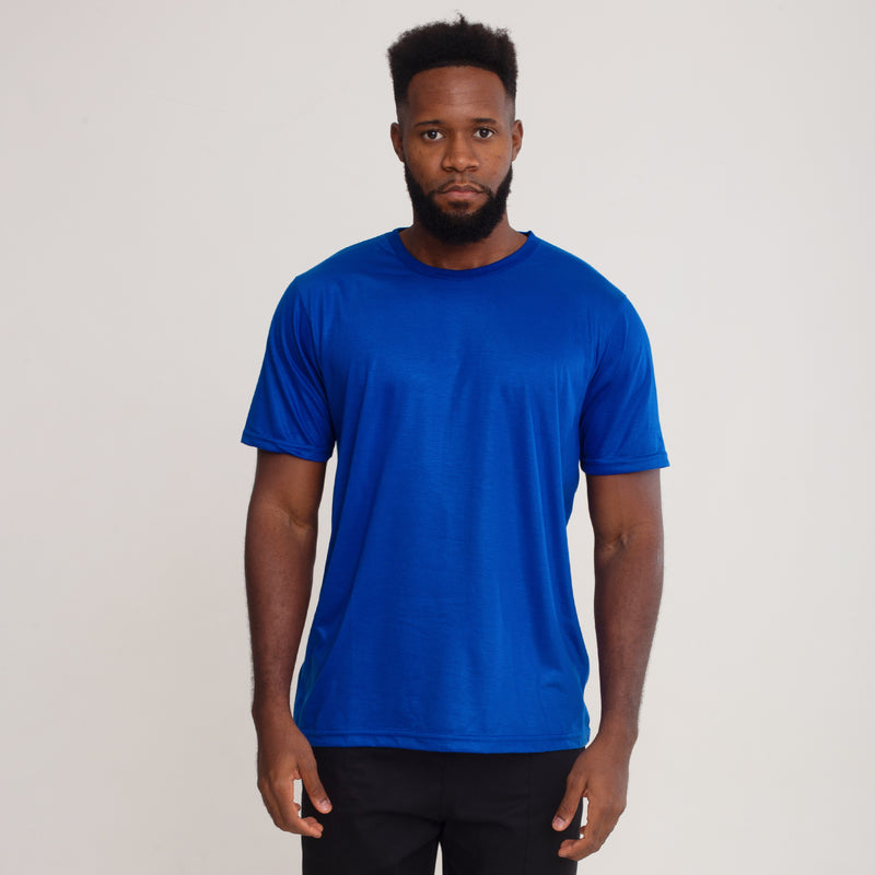 Camisa Azul Royal Malha Fria
