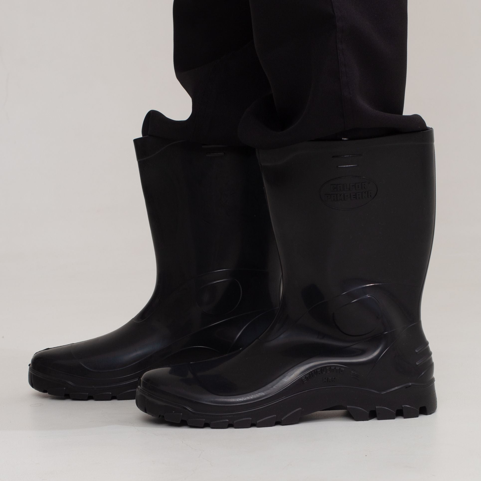 Galocha Preta Cano Longo