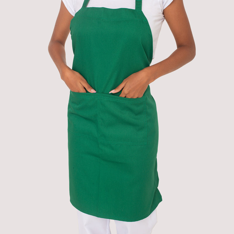 Avental Verde Bandeira com bolso Brim