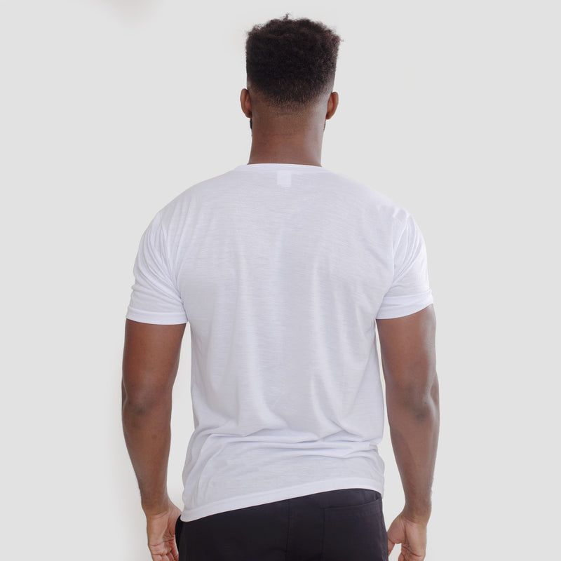 Camisa de Malha 100% Algodão Branca Mr Chef