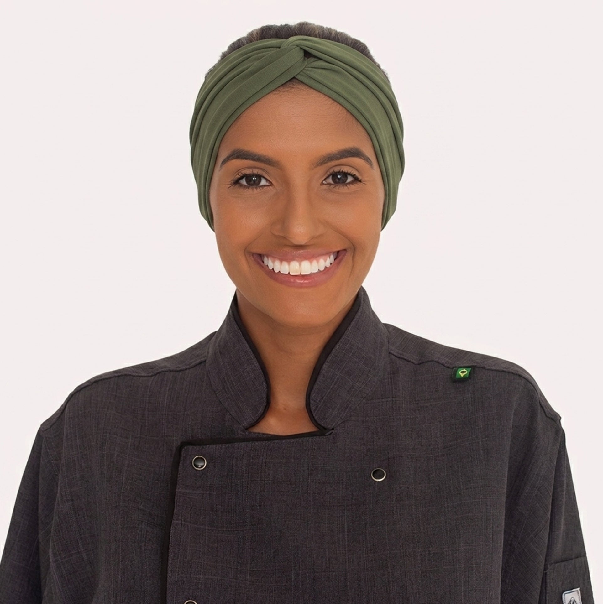 Bandana Faixa Verde Musgo