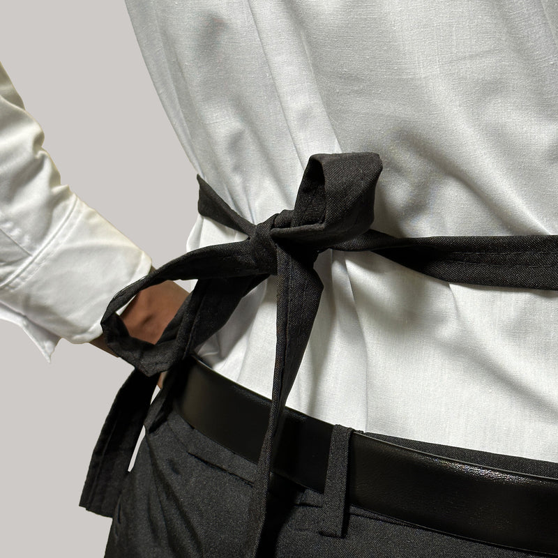 Avental Colete Preto Com Bolso Oxford
