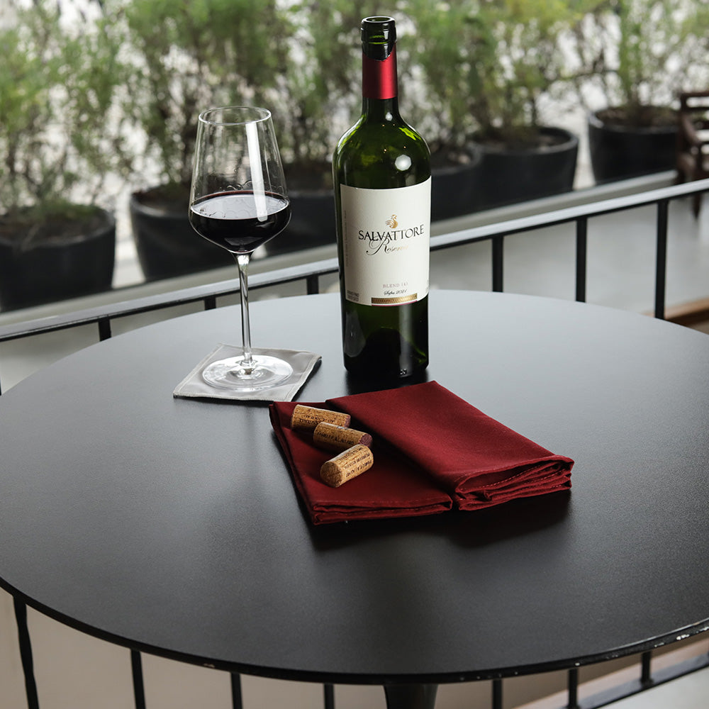 Kit 10 Panos Bordô Para Vinho