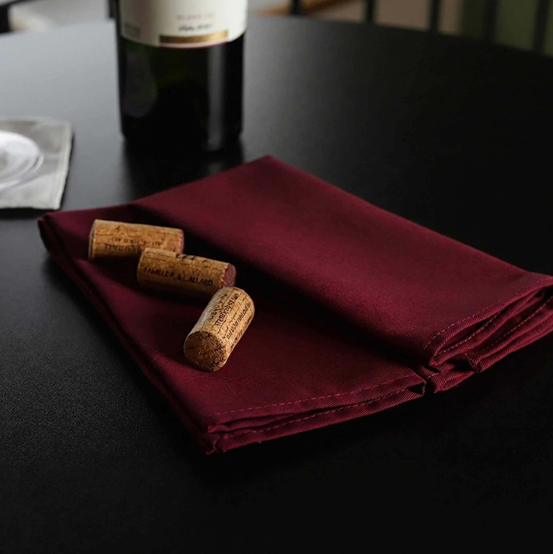Kit 10 Panos Bordô Para Vinho
