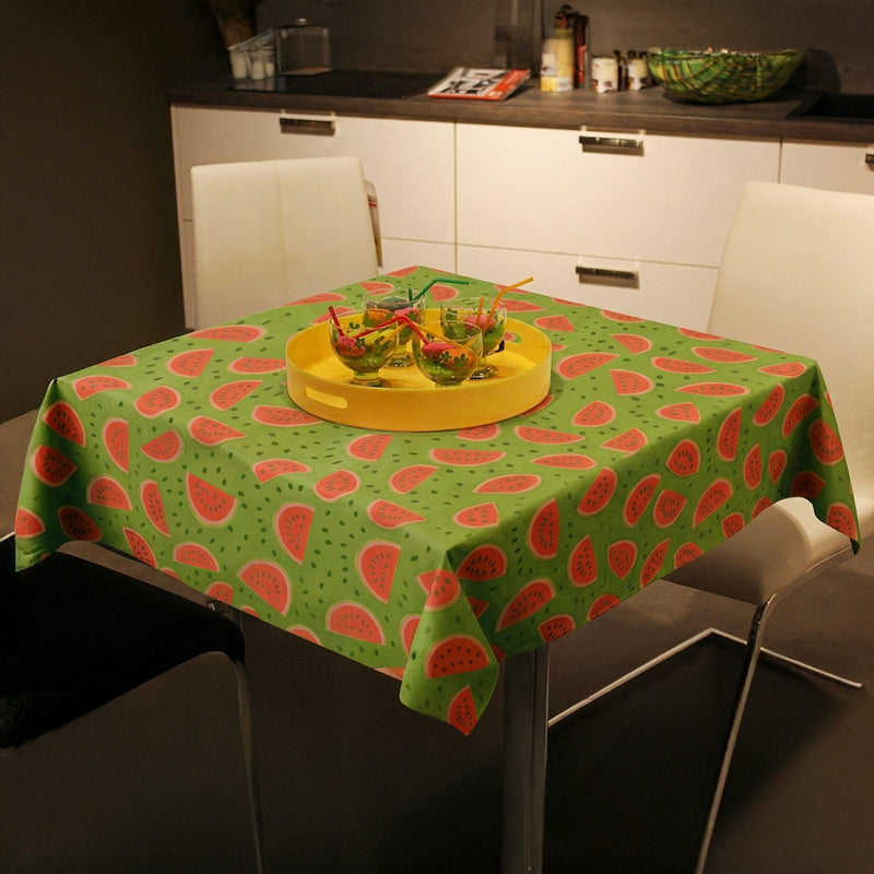 Toalha de Mesa Melancia 1,50x1,50 Quadrada