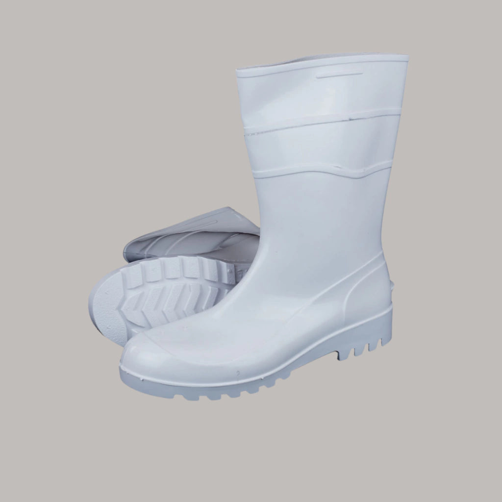 Galocha Branca Cano Longo