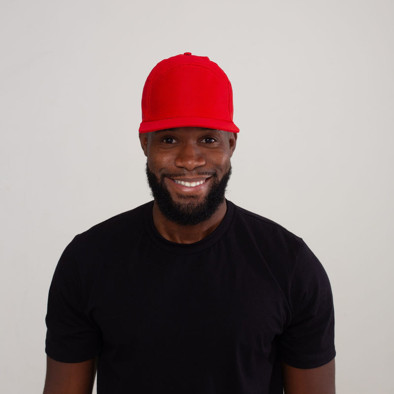 Boné de Brim Vermelho