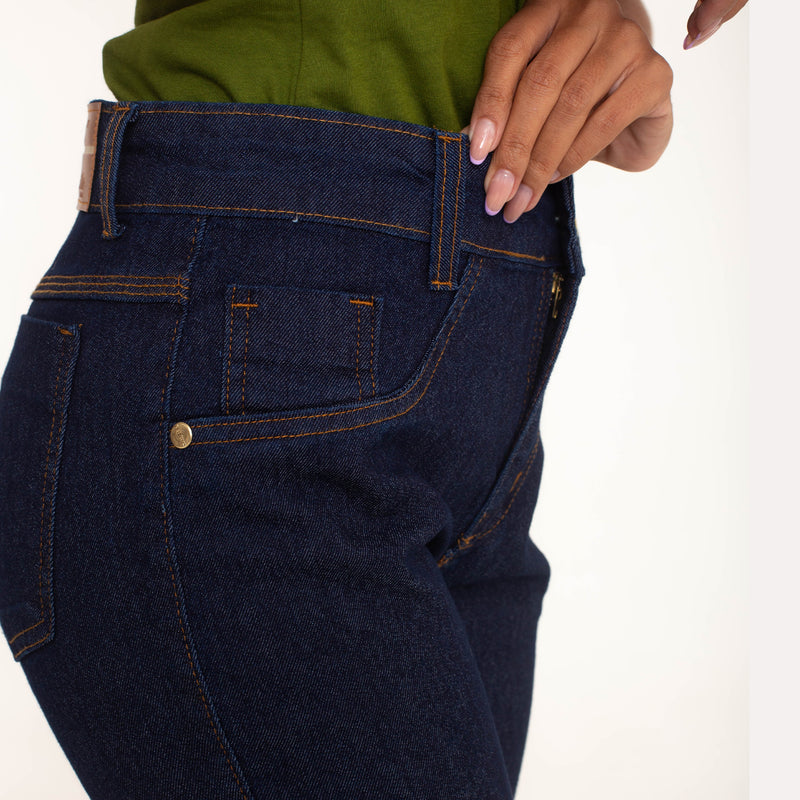Calça Jeans Feminina Azul Marinho