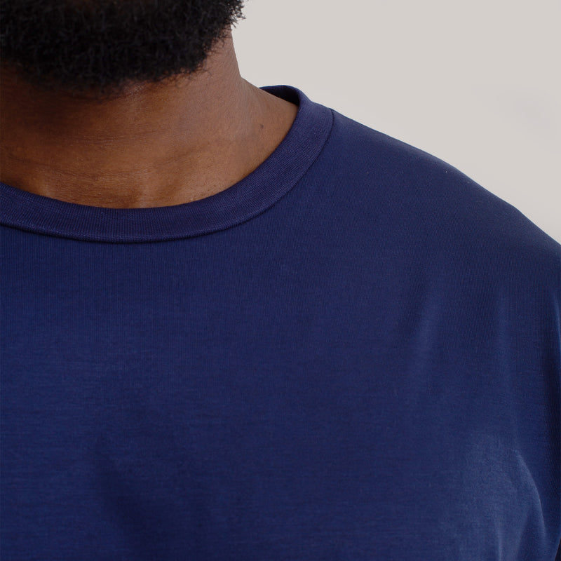 Camisa Azul Marinho Malha Fria