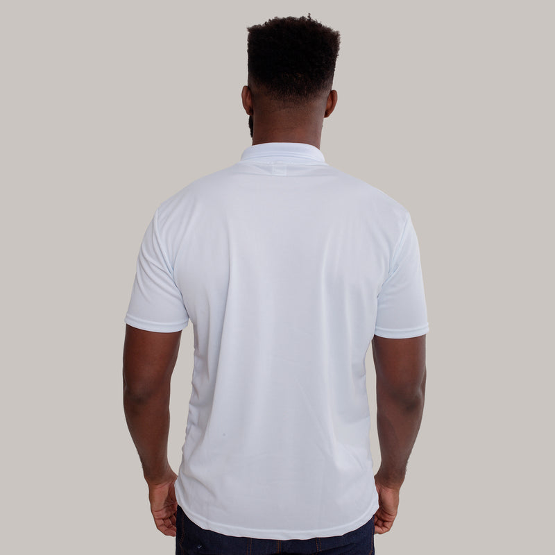 Camisa Polo Branca Dryfit