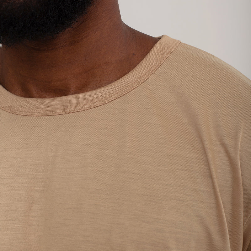 Camisa Bege Malha Fria
