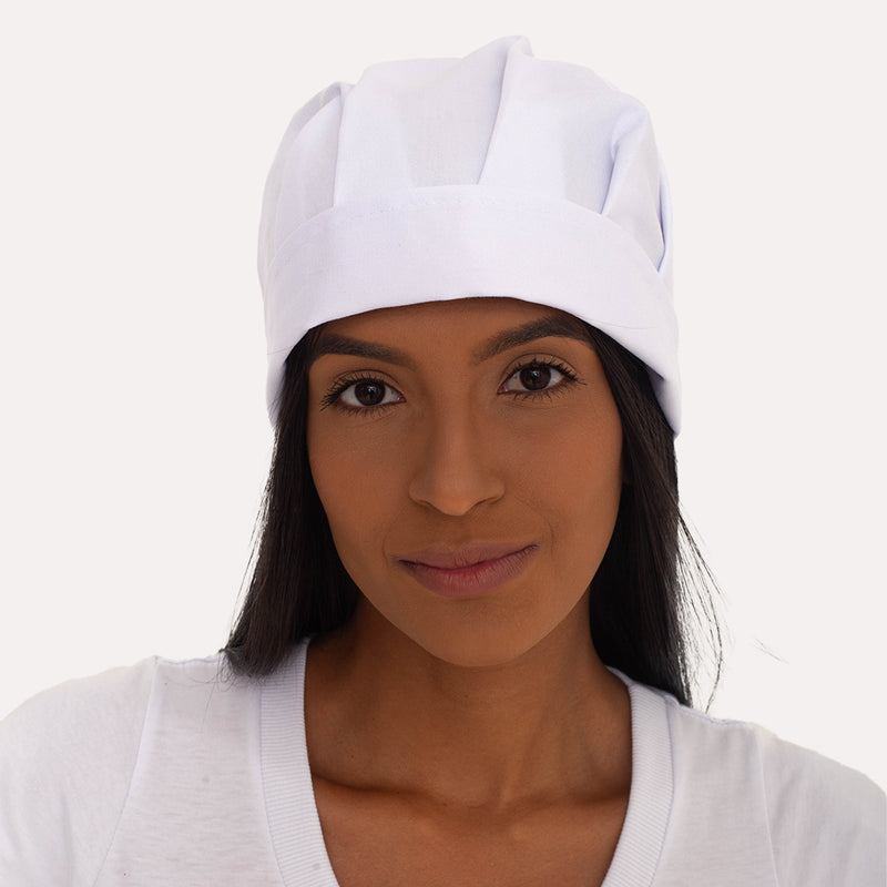 Touca Branca Para Cozinha
