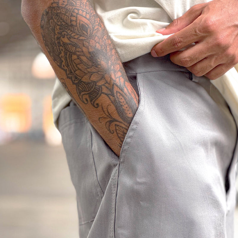 Calça Cargo Cinza