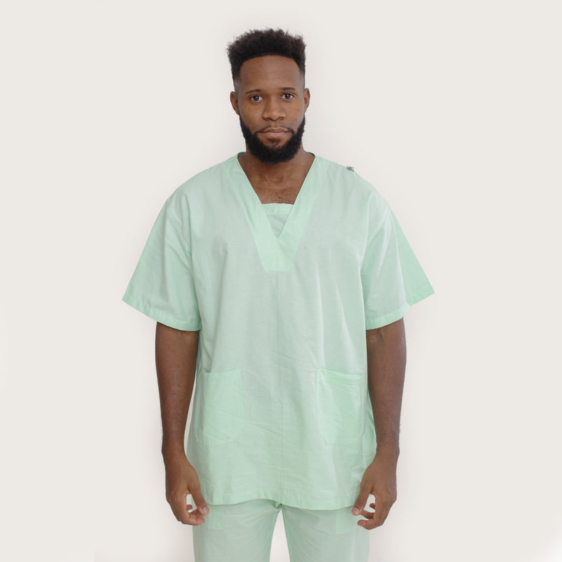 Uniforme Completo Hospitalar Verde (Jaleco + Calça)