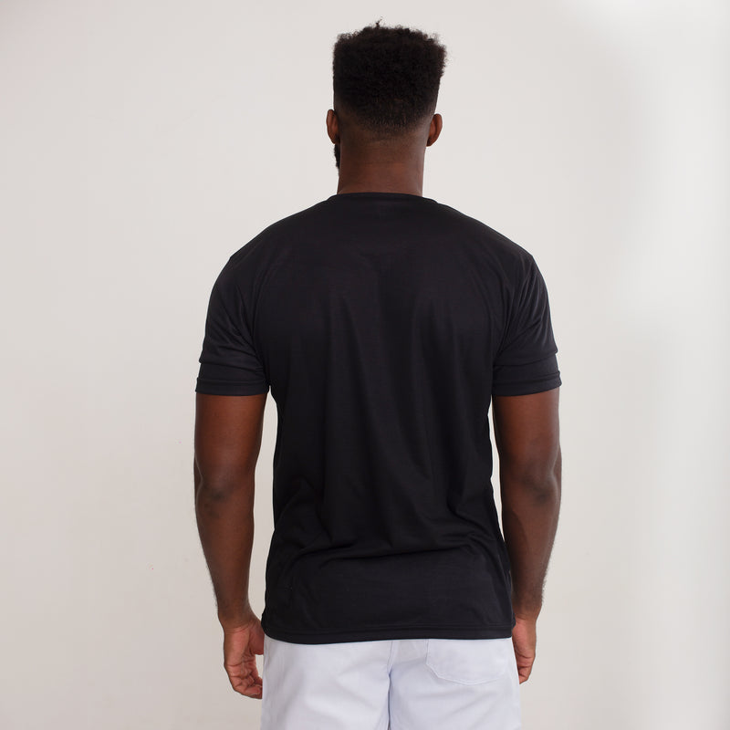 Camisa Preta de Algodão Premium Masculina