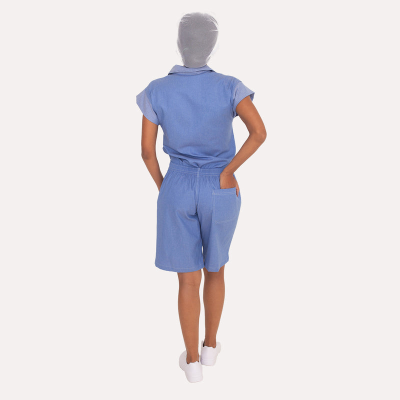 Uniforme babá Azul Claro