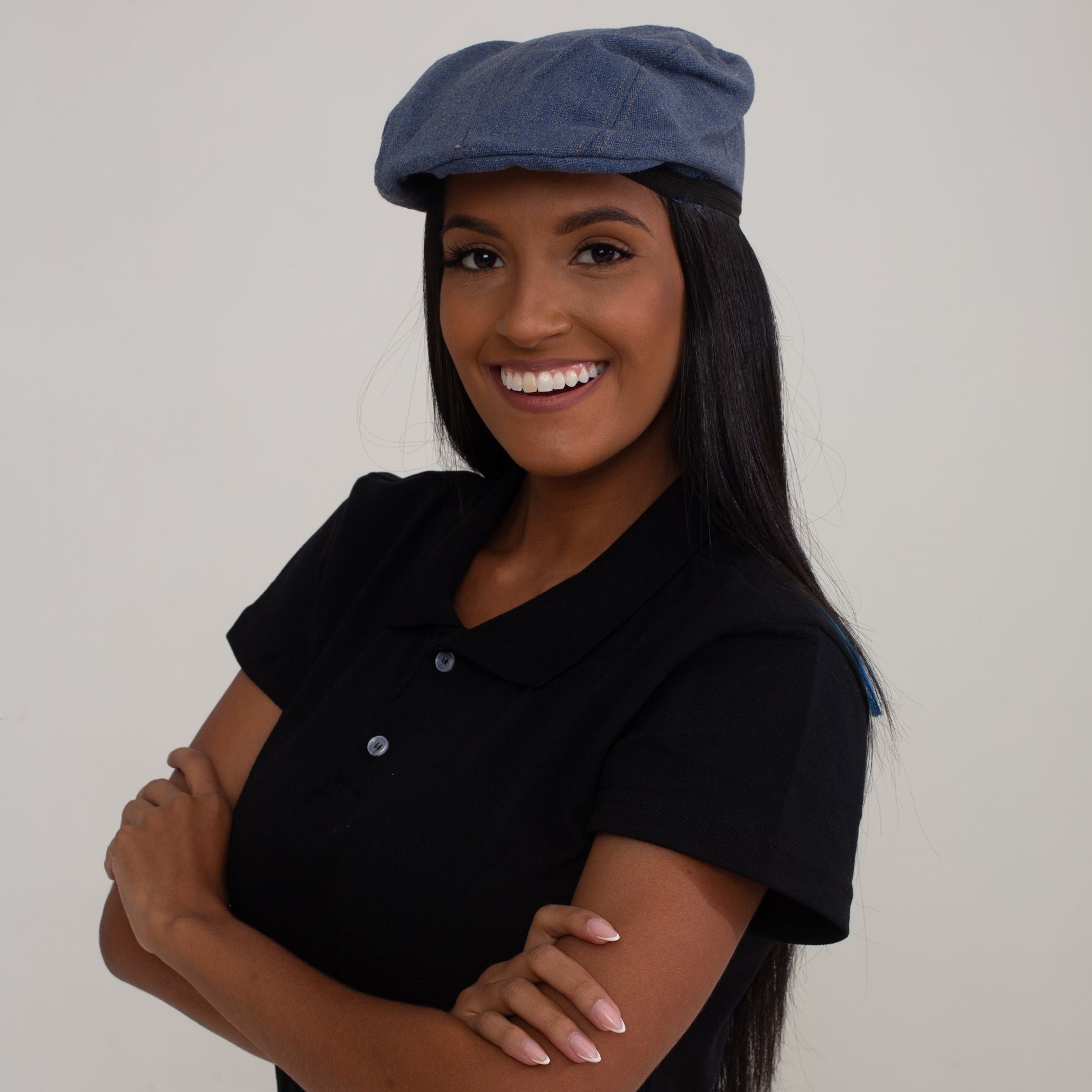 Boina de Lona Azul Jeans