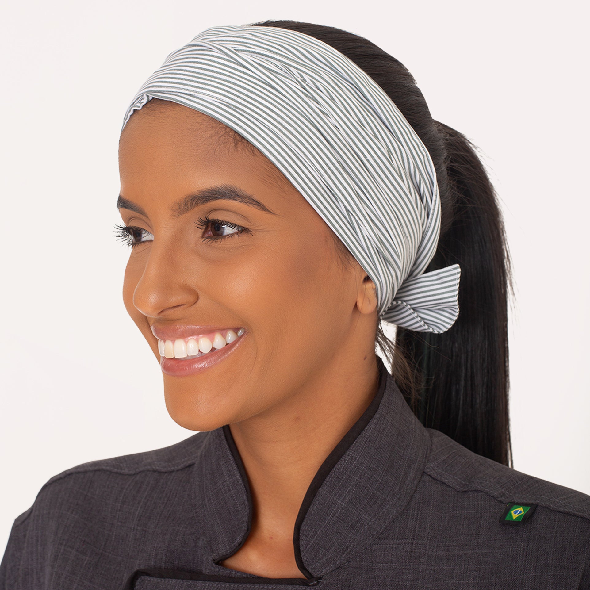 Bandana Faixa Listrada Verde