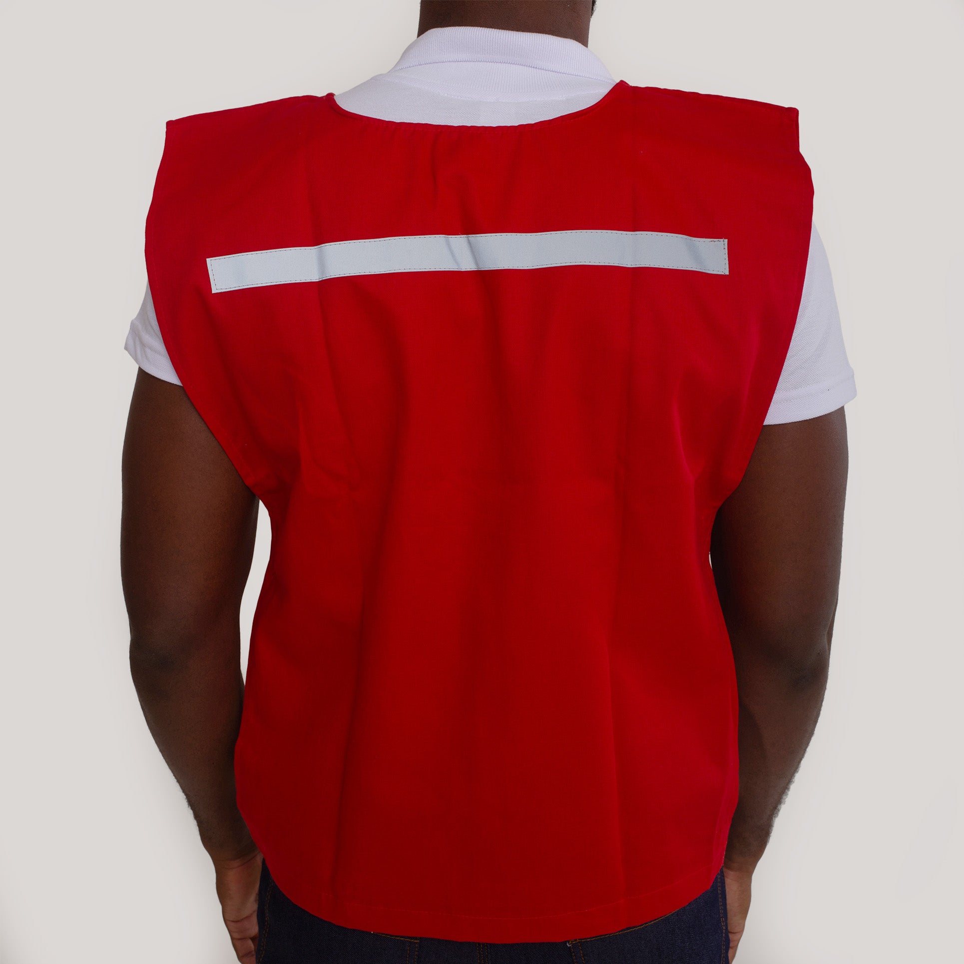 Colete Vermelho Com Refletivo