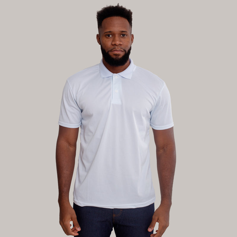 Camisa Polo Branca Dryfit