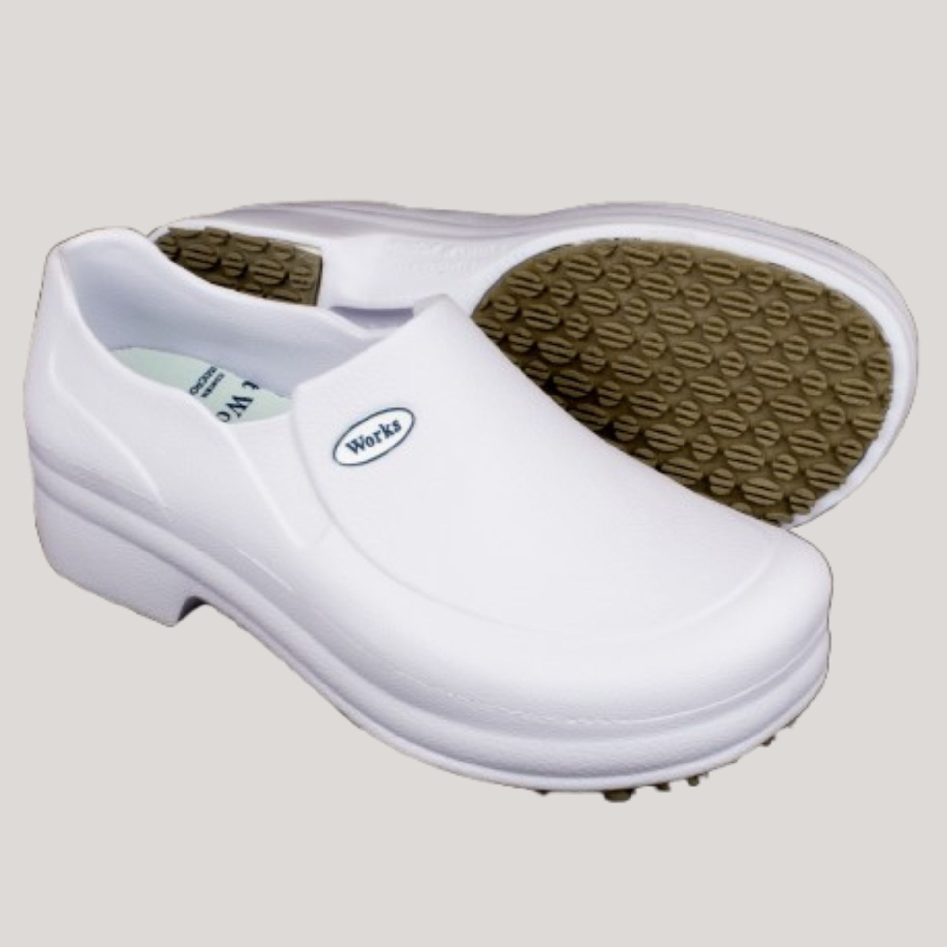 Sapato Antiderrapante Branco Premium