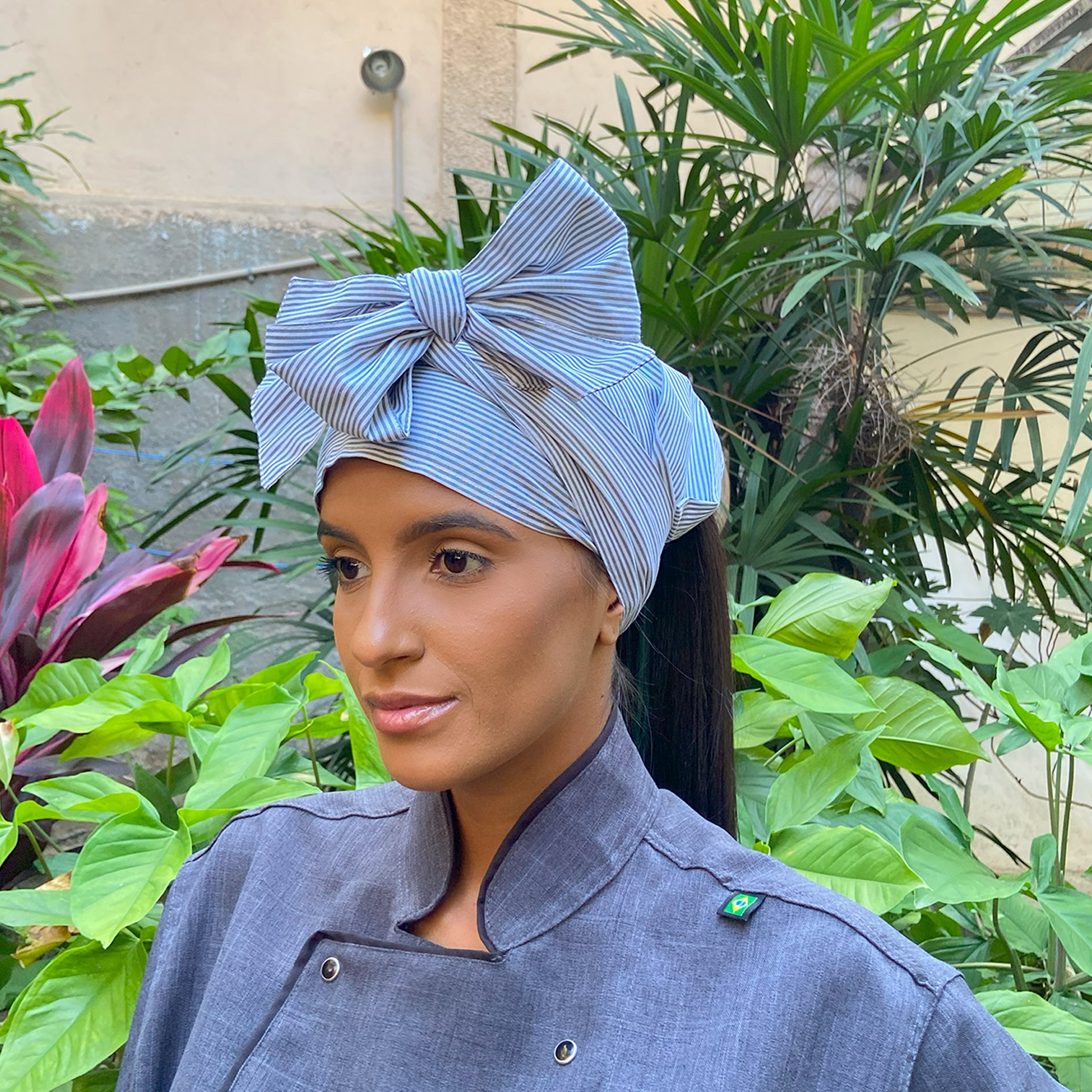 Bandana Faixa Listrada Verde