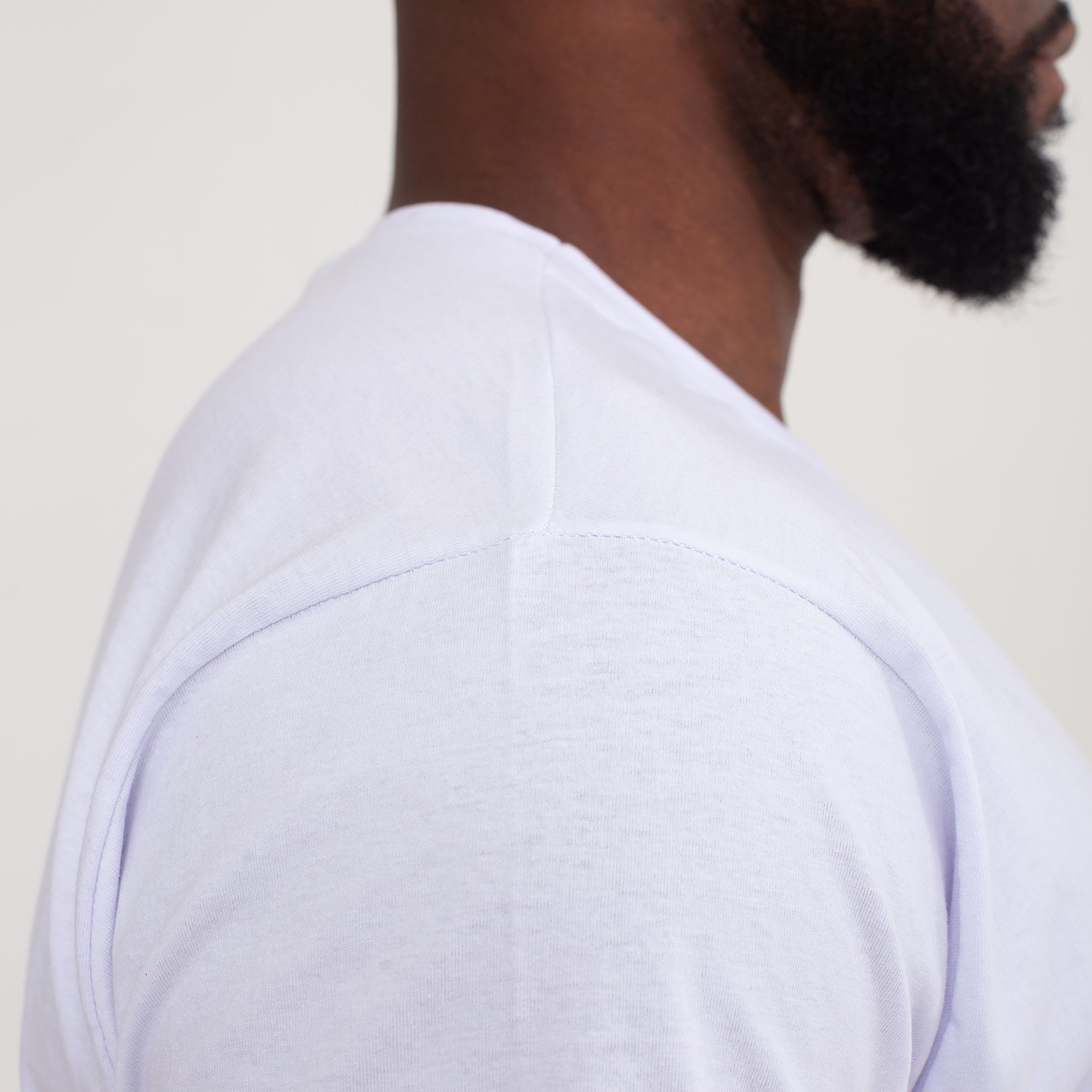 Camisa Branca de Malha 100% Algodão