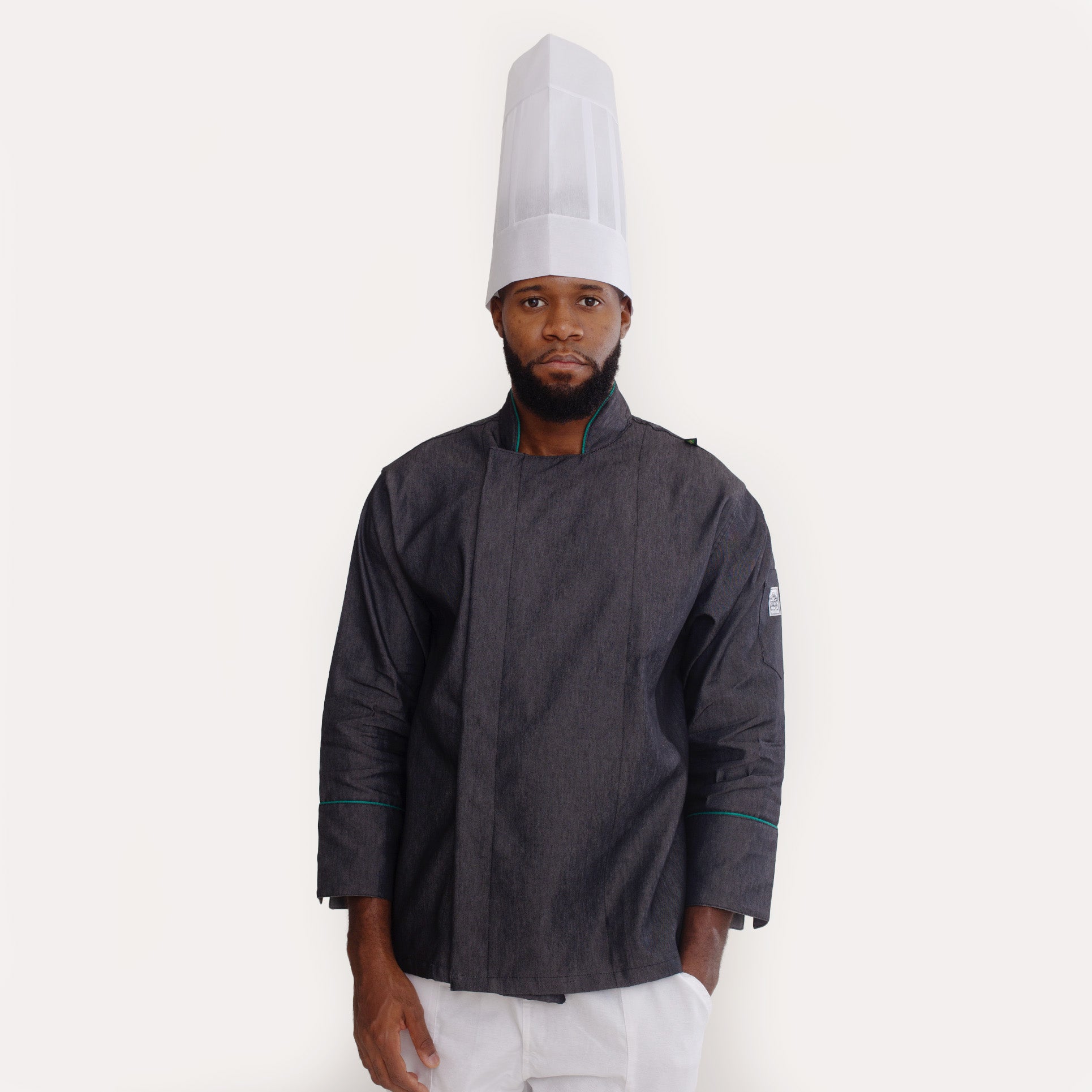 Chapéu de Cozinheiro Descartável Branco
