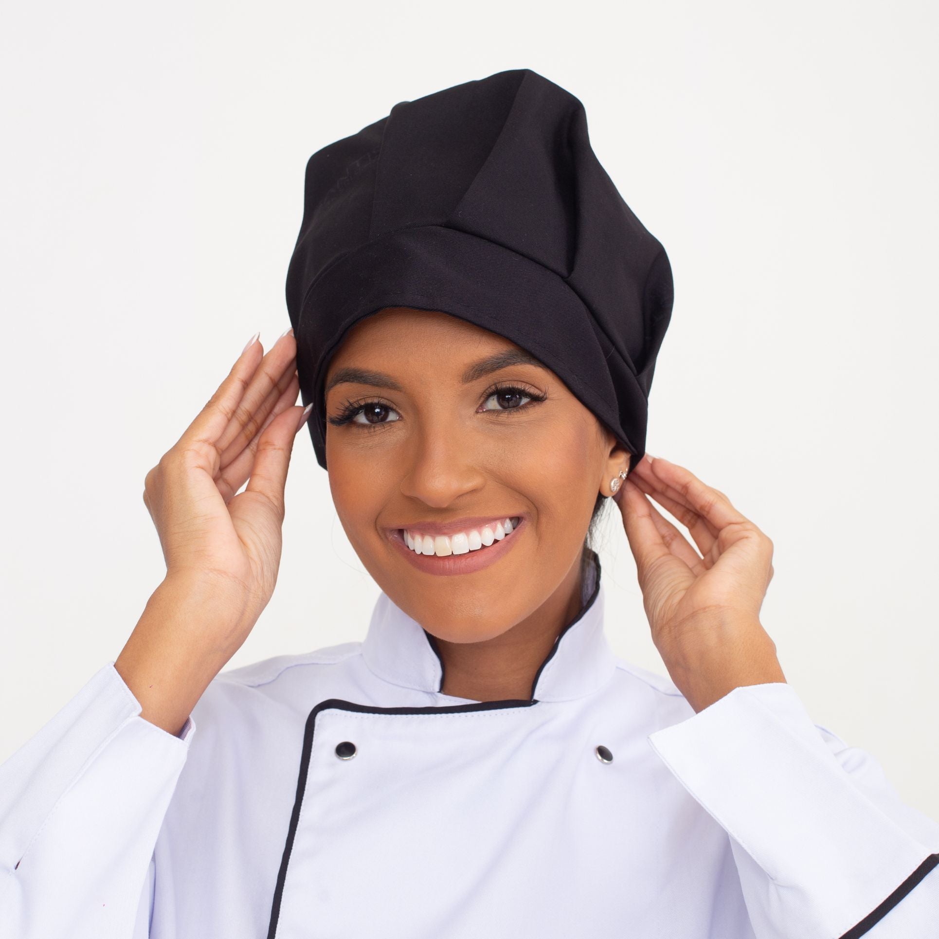 Touca Preta Para Cozinha