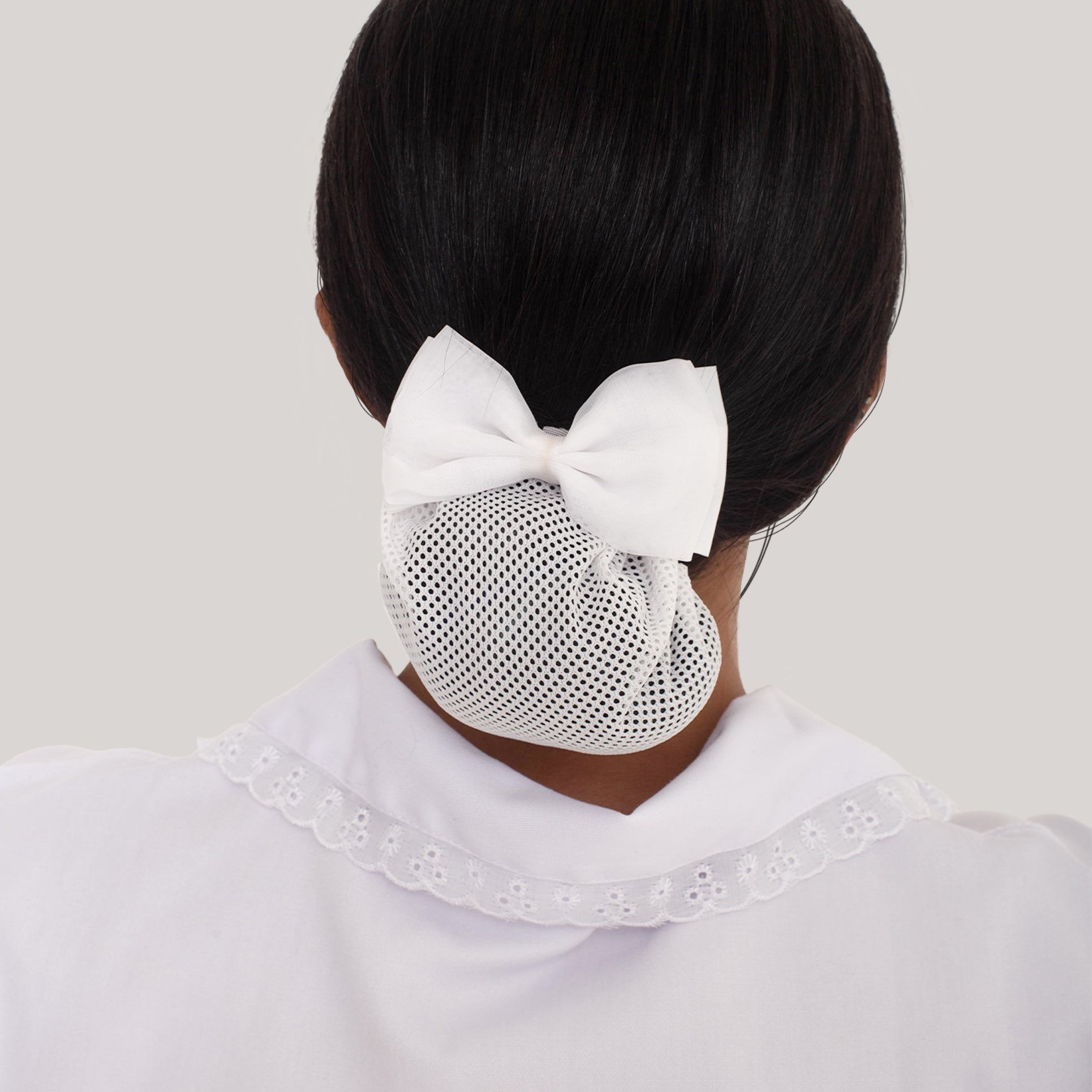 Coque com Laço e Redinha Branco