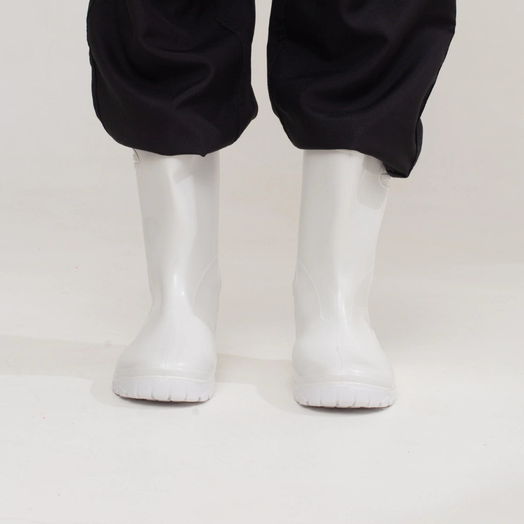 Galocha Branca Cano Longo