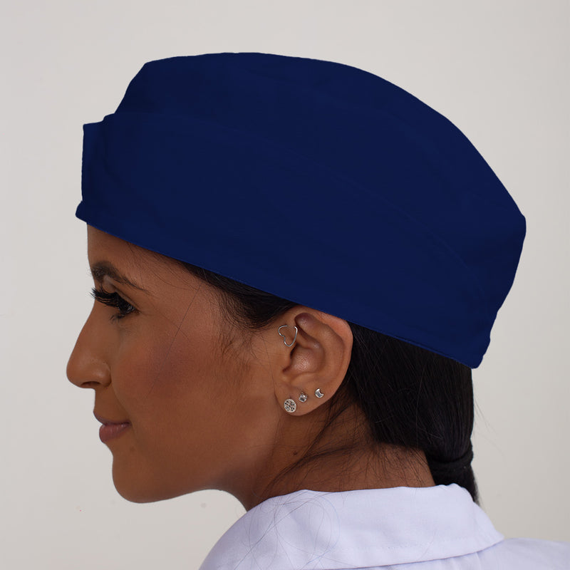 Bibico de Brim Azul Marinho