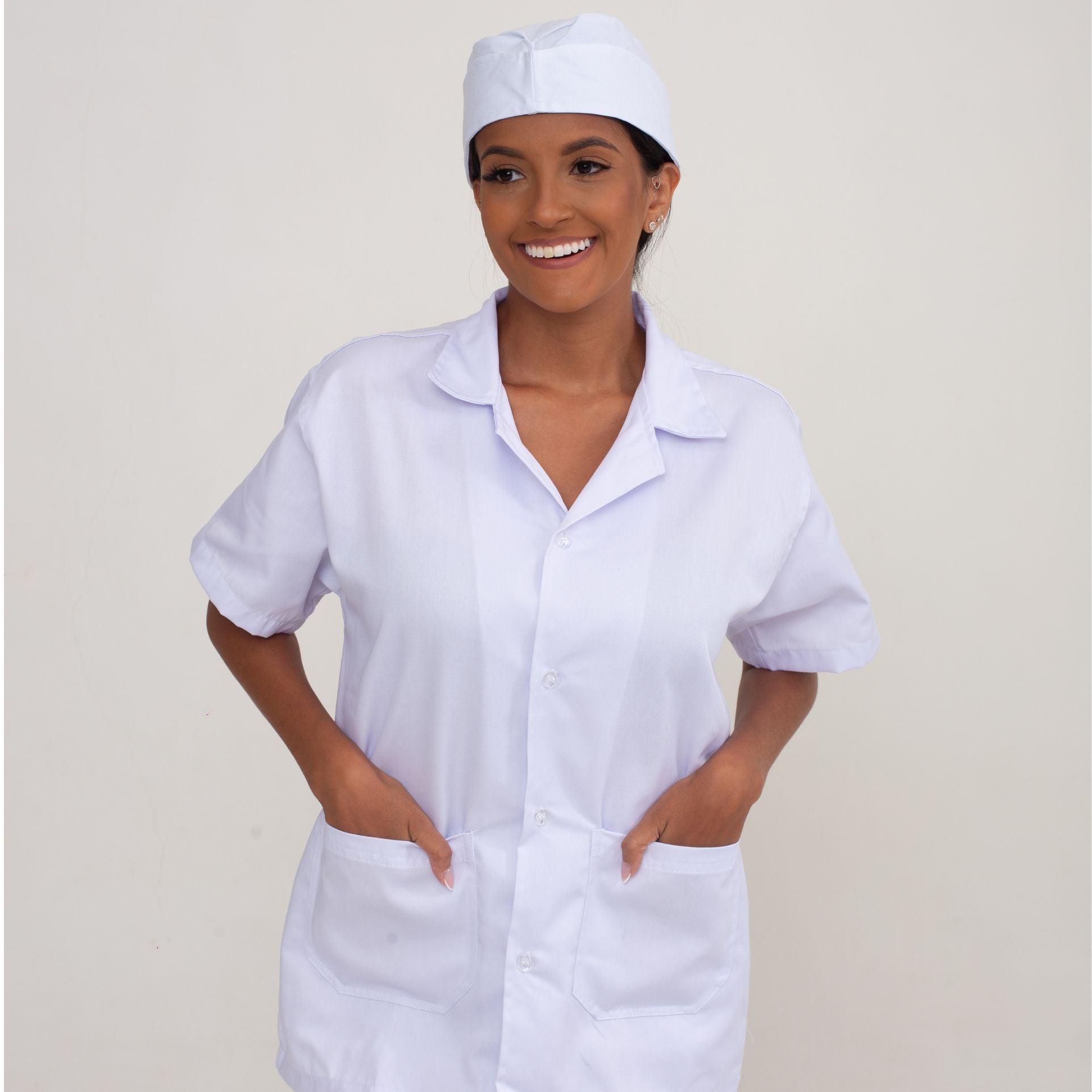 Jaleco Gola Esporte Brim Branco