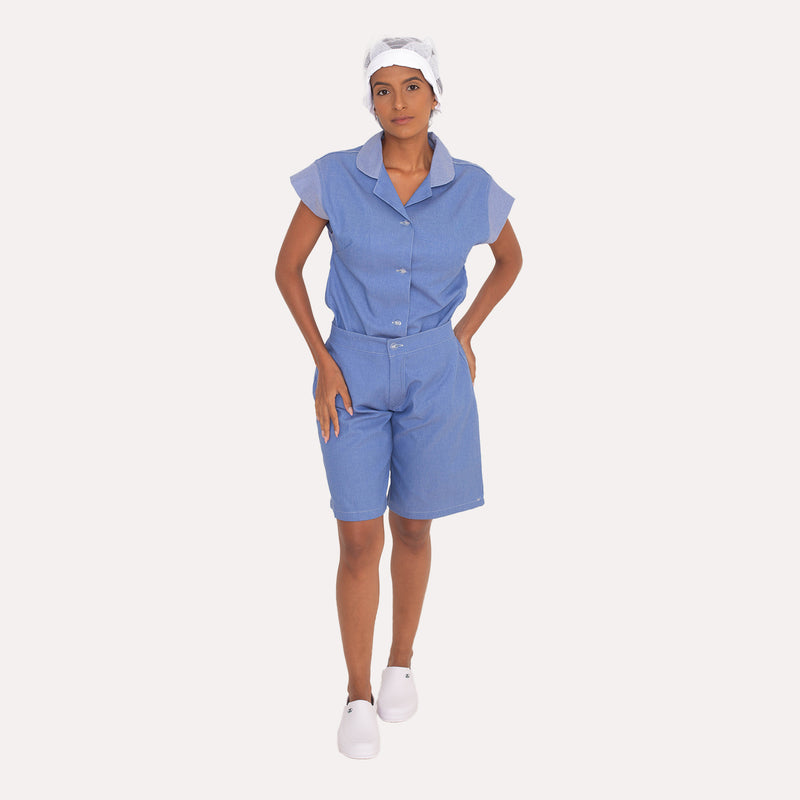 Uniforme babá Azul Claro