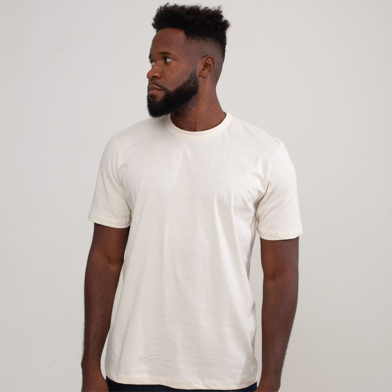 Camisa Bege de Algodão Premium Masculina