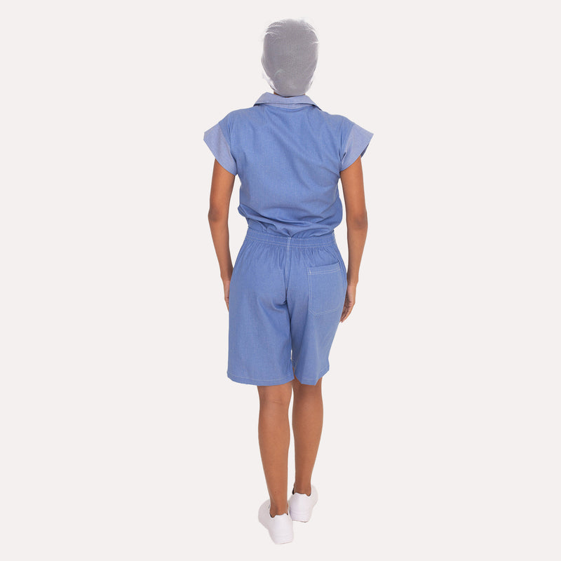 Uniforme babá Azul Claro