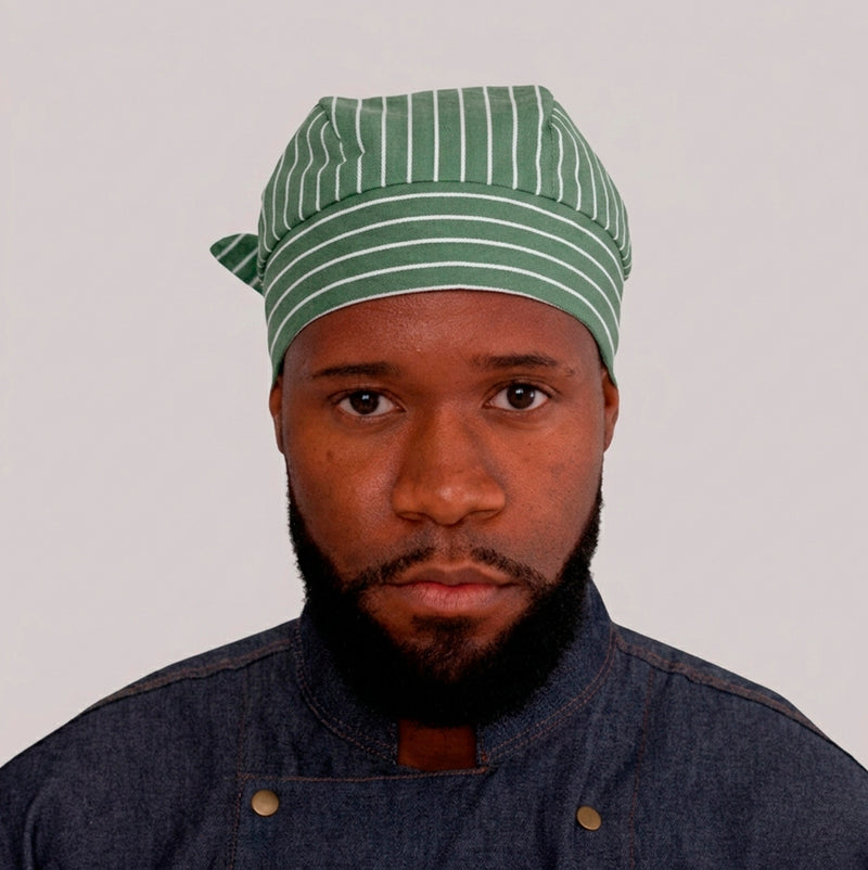 Bandana Garçom Listrada Verde